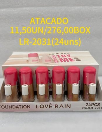 Base Foundation Try Me Love Rain - LR2031 Lokas por Beleza Makeup Distribuidora de Maquiagem Bras SP