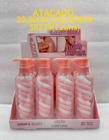 Hidratante Corporal, Marshmallow Cuidado com a pele Sarah Beaut S8278 Lokas por Beleza Distribuidora de Maquiagem Bras SP