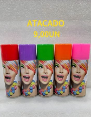 Tinta Temporária Colorida Spray Para Cabelo lové rain Lokas por Beleza Distribuidora de Maquiagem Bras SP Brasil